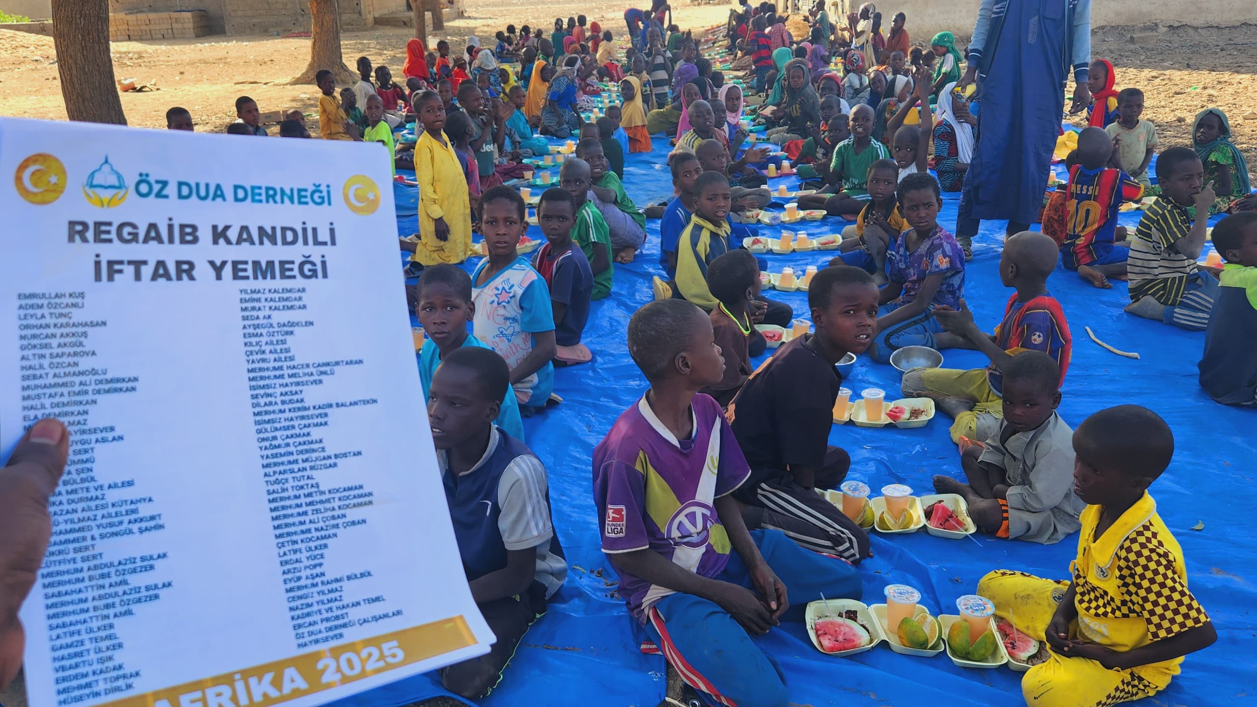 Öz Dua Derneği’nden Regaib Kandili’nde İftar Yemeği Dağıtımı